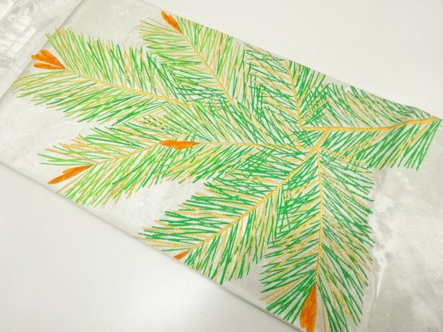 JAPANESE FUKURO OBI / WOVEN YOUNG PINE